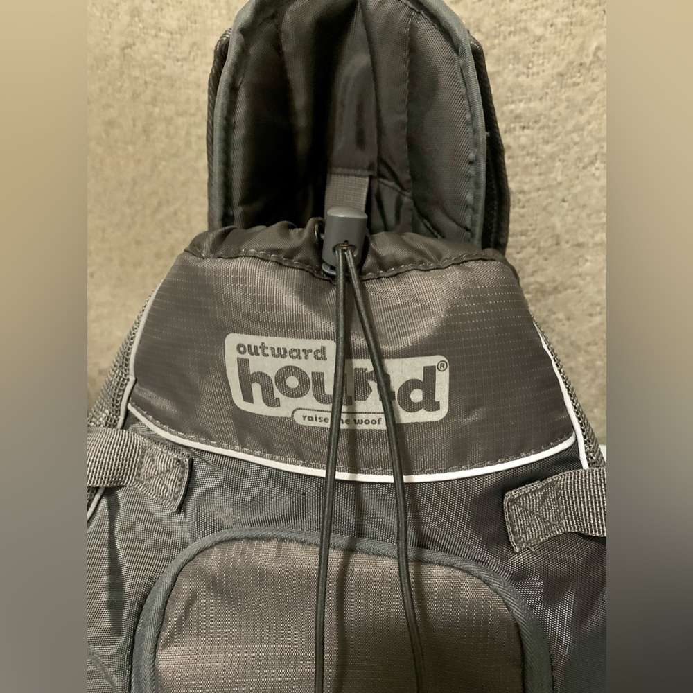 Outward Hound Pooch Small Dog Front Pack Carrier Backpack Raise theWoof Gray#PUP - Picture 5 of 15